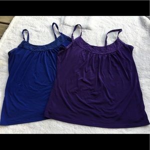 2 Eloquii camis - lace top